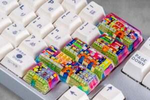 jellykey 8bitv series custom keycaps 0852