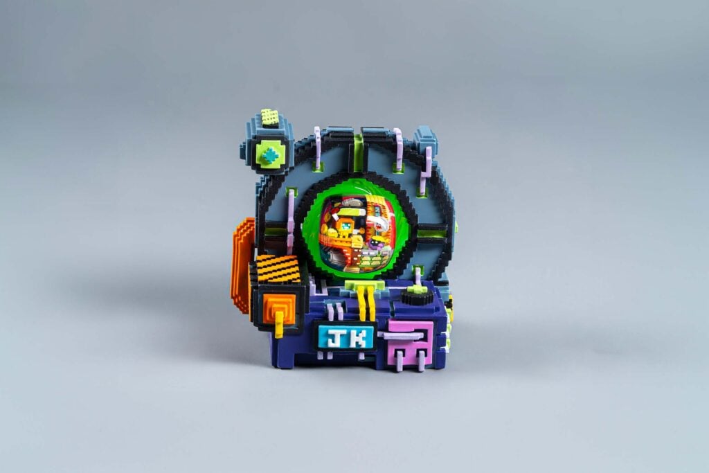 jellykey 8bitv series custom keycaps 0853