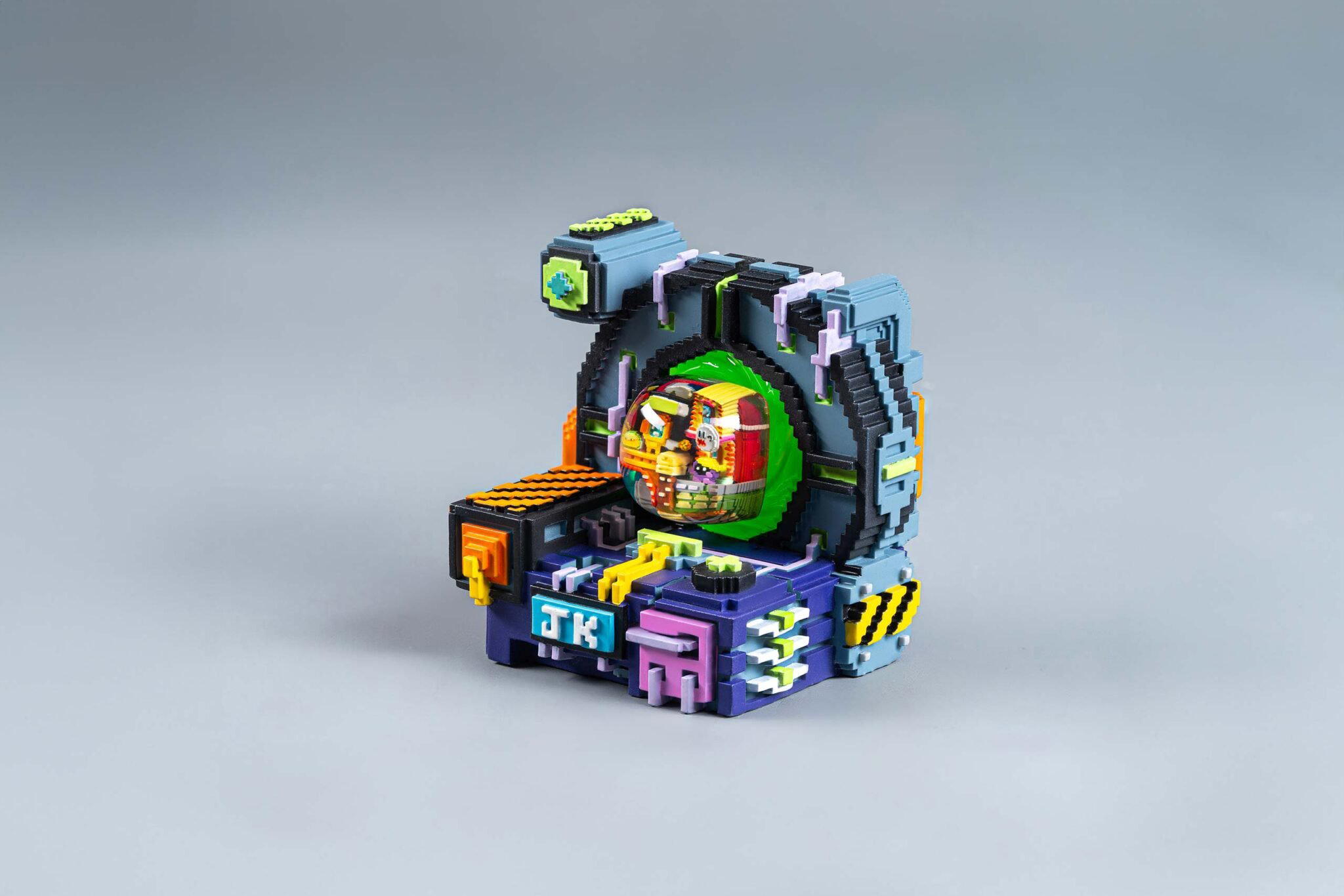 jellykey 8bitv series custom keycaps 0856