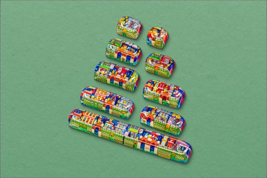 jellykey 8bitv series custom keycaps 1250