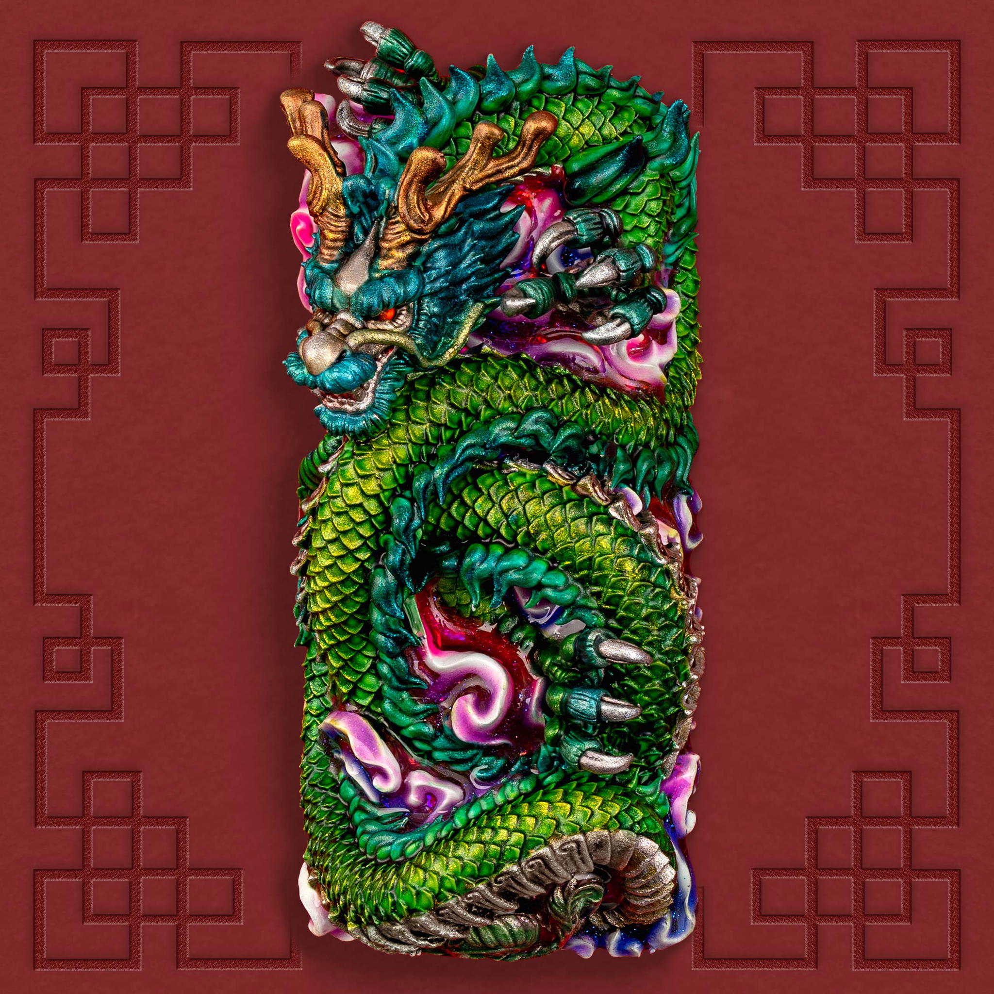 dragon sigil artisan keycap