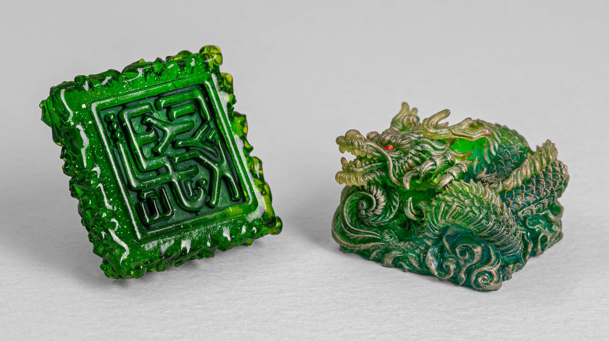 dragon sigil artisan keycap