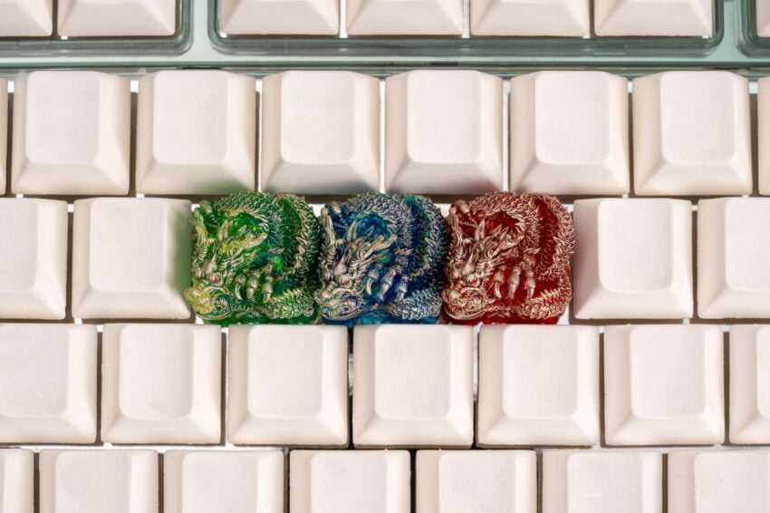 jellykey dragon sigil custom keycaps 232