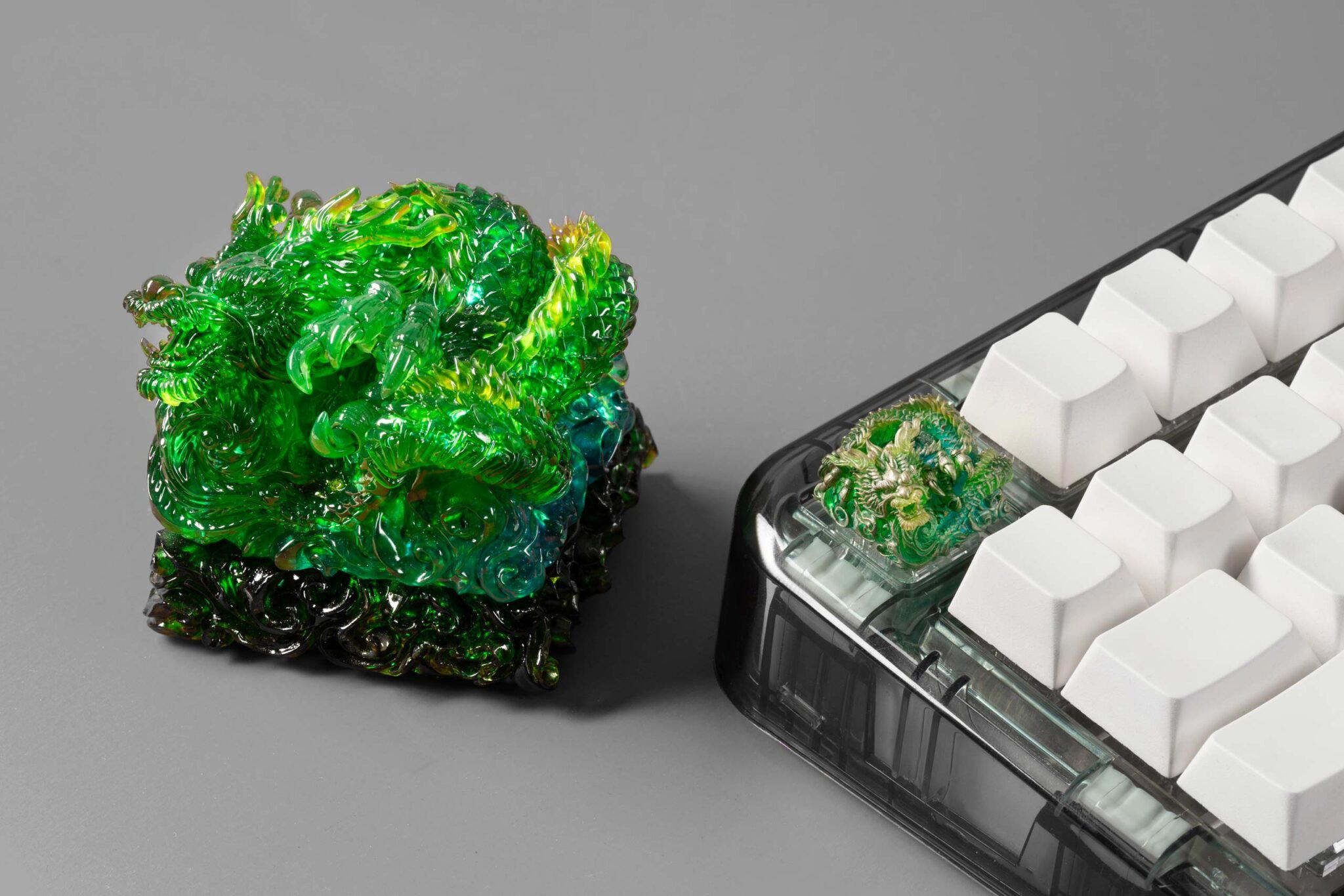 jellykey dragon sigil custom keycaps 240