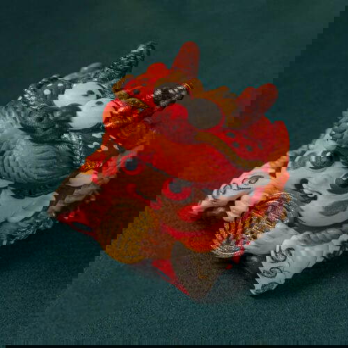 the yeaf of the dragon artisan keycaps