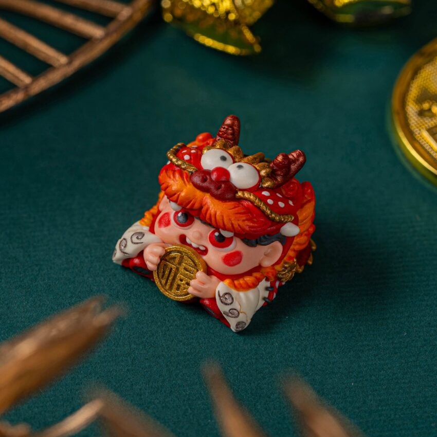 jellykey raffle custom keycaps the year of the dragon 206