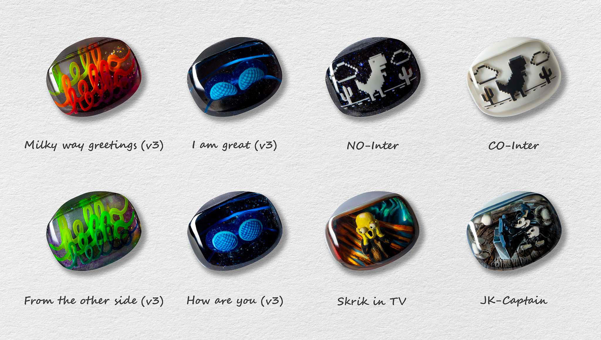 retro tv classics reimagined artisan keycaps