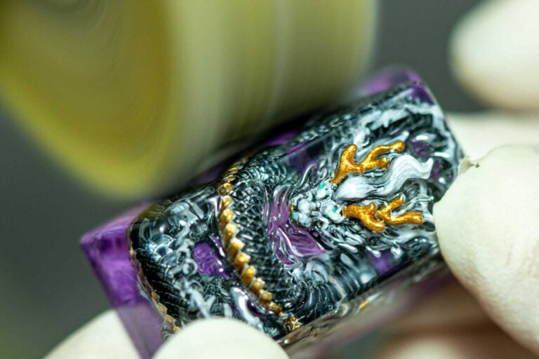 dragons of eden – ethereal runes artisan keycaps