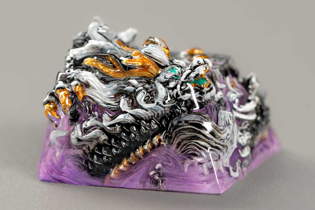 dragons of eden – ethereal runes artisan keycaps