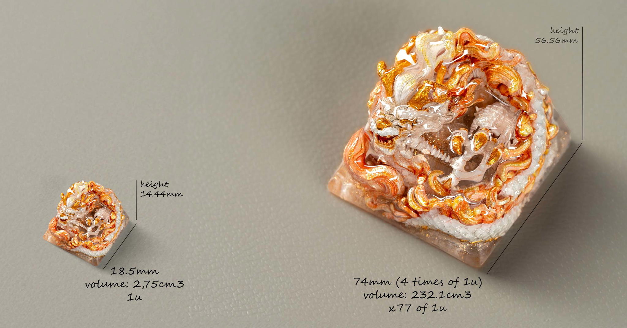 dragons of eden – ethereal runes artisan keycaps