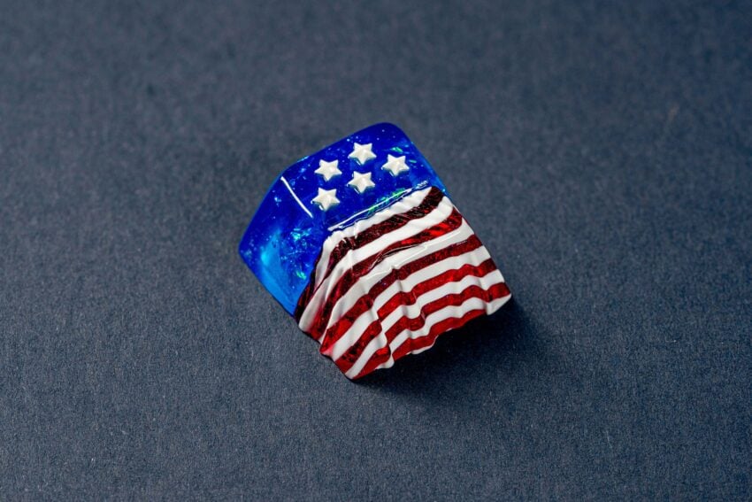 jellykey usa flag custom keycaps 10