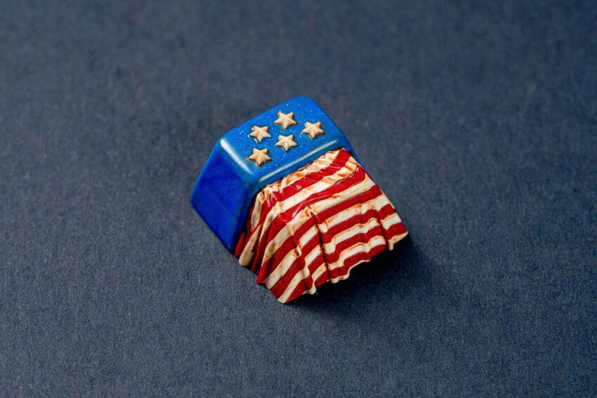 jellykey usa flag custom keycaps 13