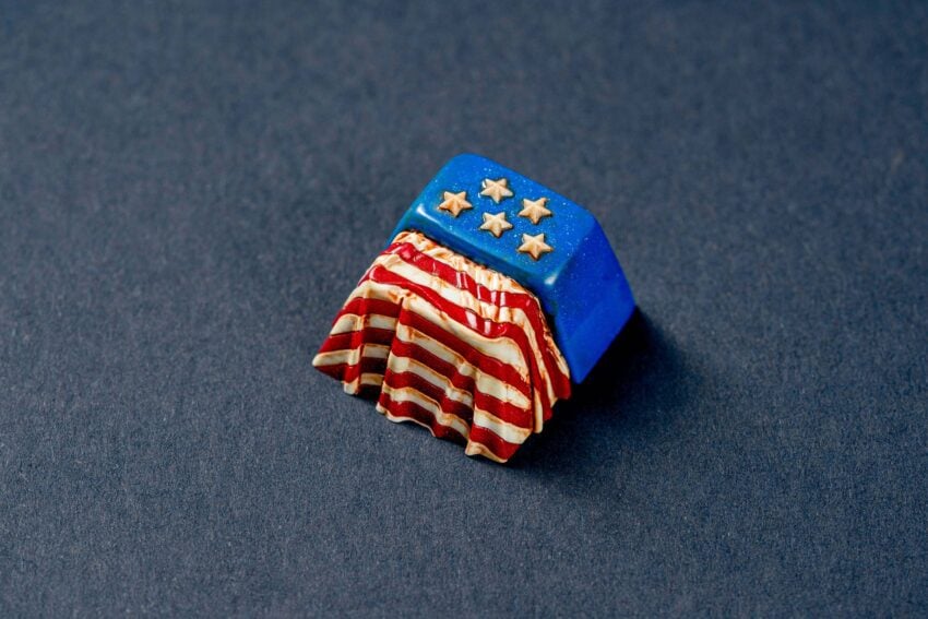 jellykey usa flag custom keycaps 14
