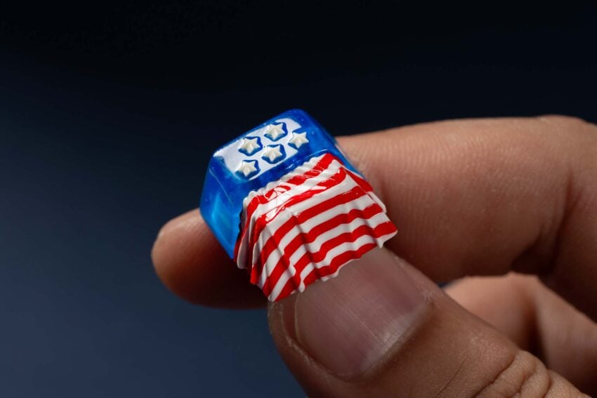 jellykey usa flag custom keycaps 17