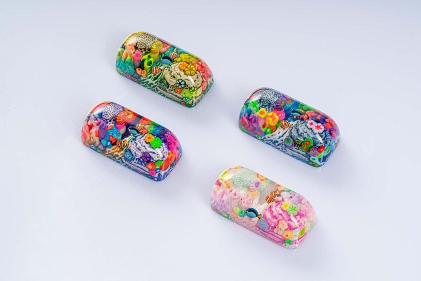 jellykey new coral custom keycaps 127