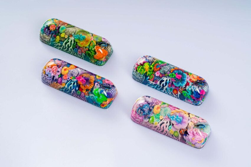 jellykey new coral custom keycaps 129