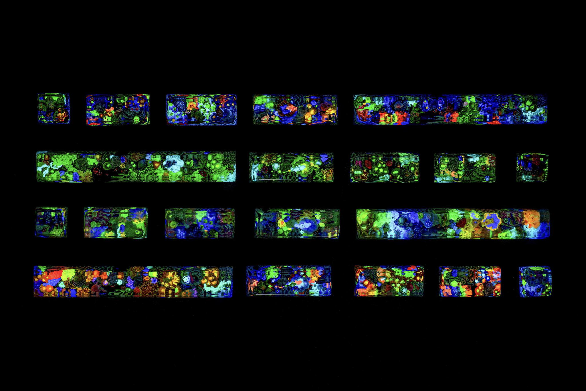 jellykey new coral custom keycaps 156