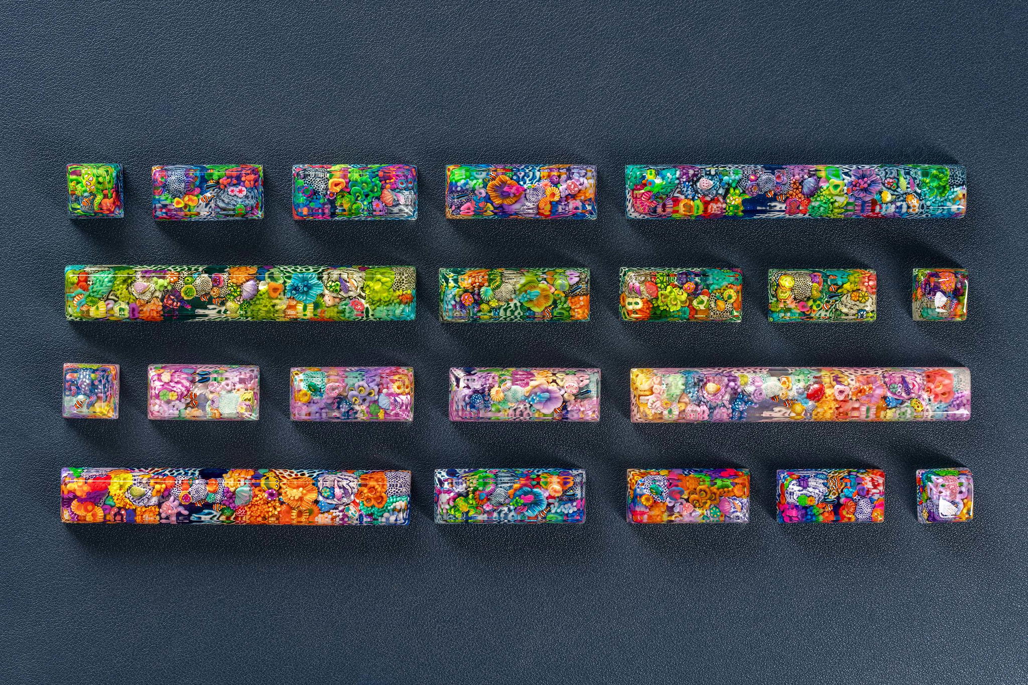 jellykey new coral custom keycaps 157
