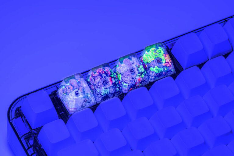 jellykey new coral custom keycaps 166