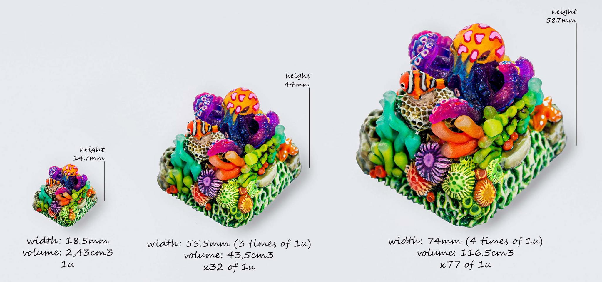 jellykey raffle flame white custom keycaps 211