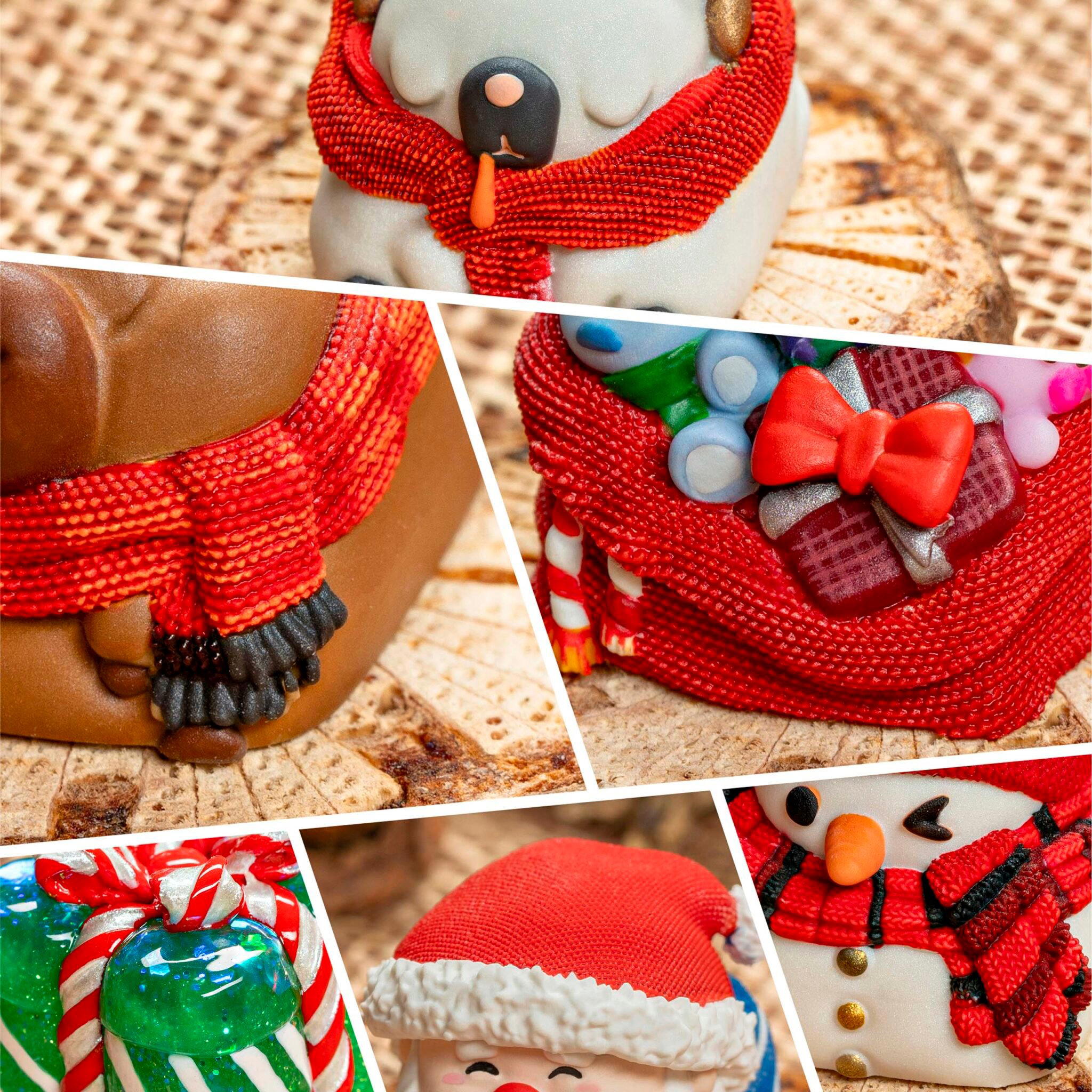 charming christmas artisan keycaps