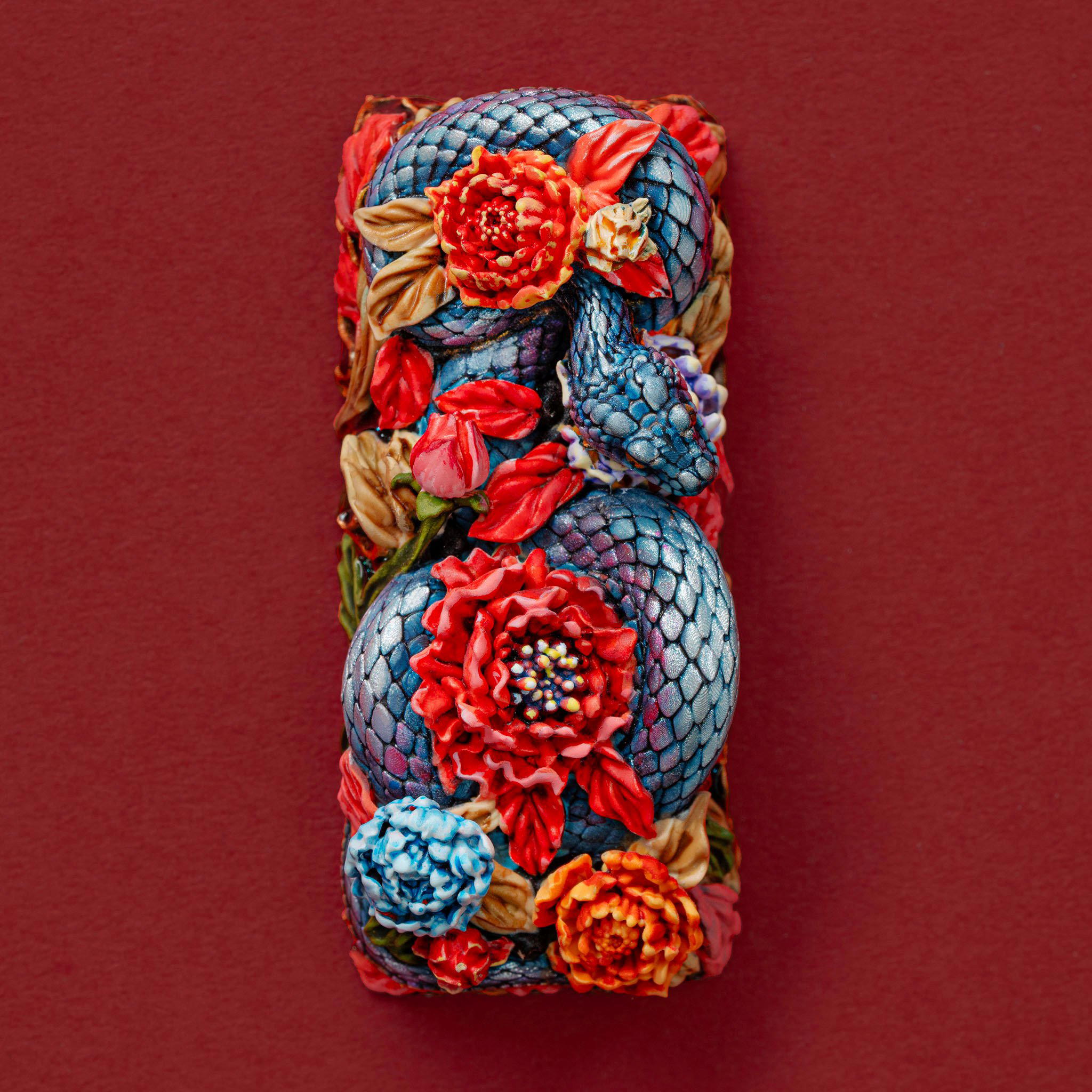 mystic snake artisan keycaps