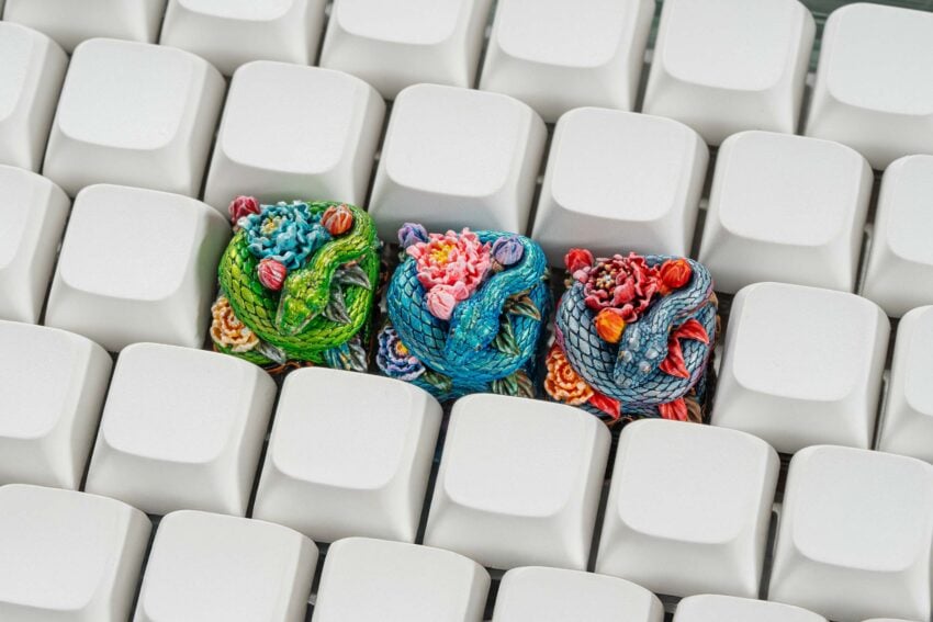 jellykey snake customs keycaps 082