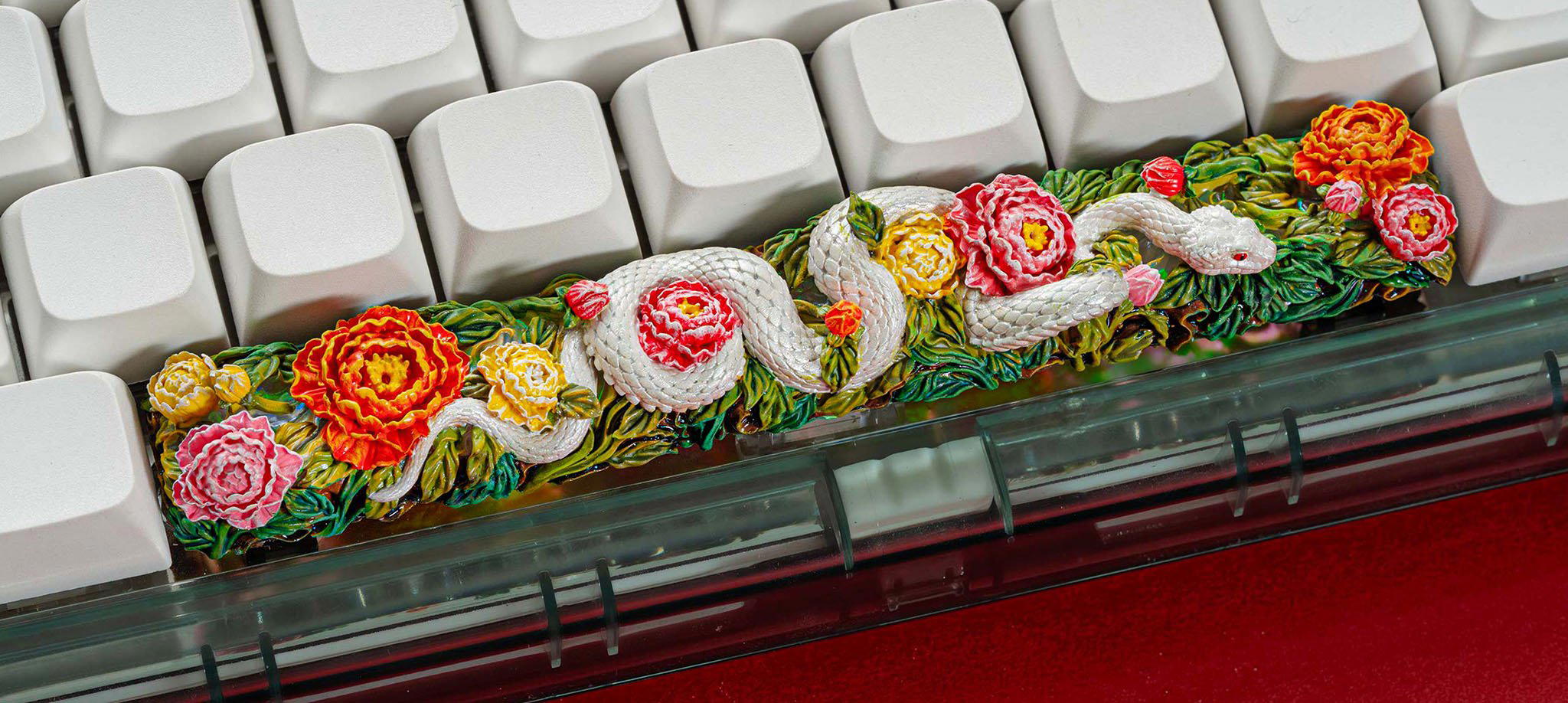 mystic snake artisan keycaps