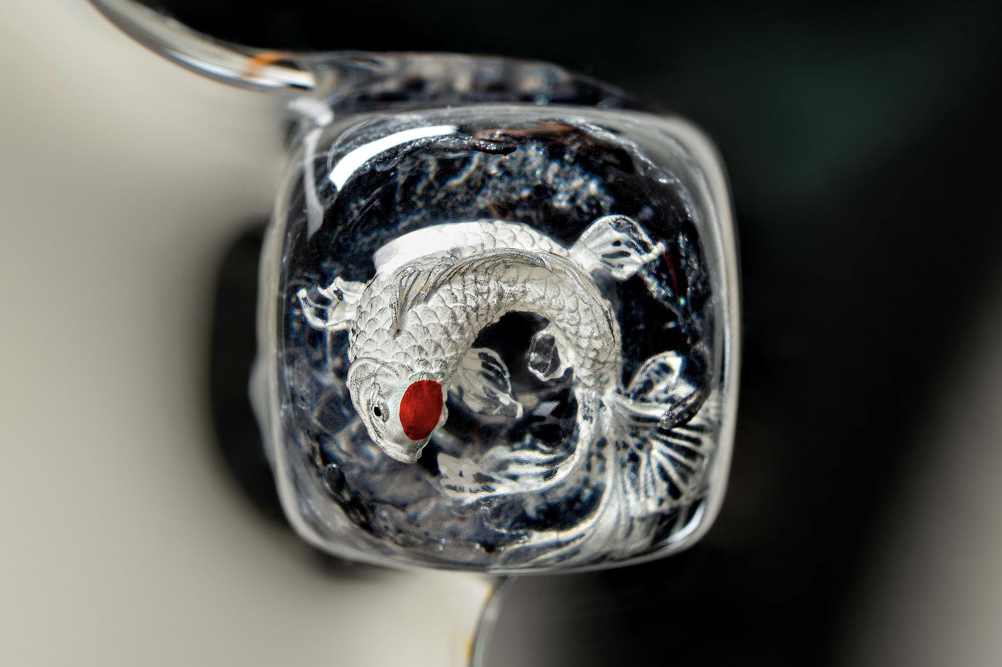 zen pond eden flow artisan keycaps