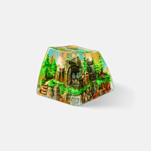 jellykey bornofforest custom keycaps 1001