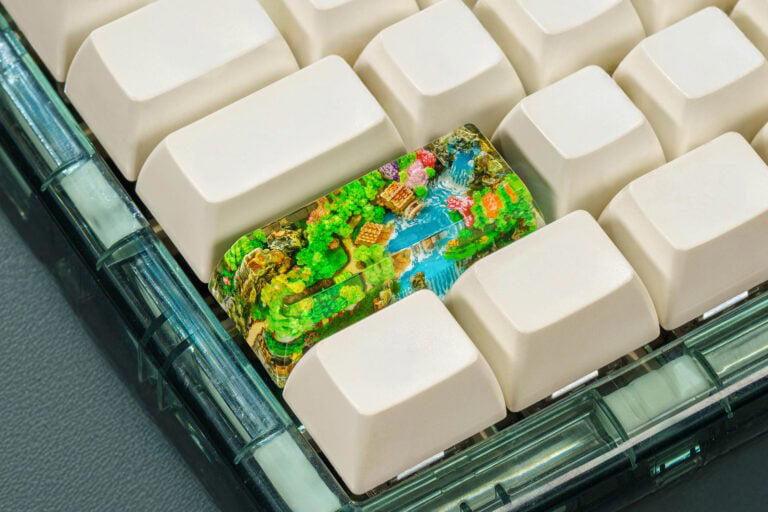 jellykey bornofforest custom keycaps 1058