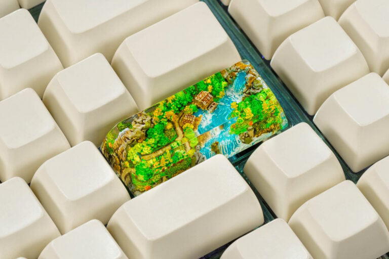 jellykey bornofforest custom keycaps 1060