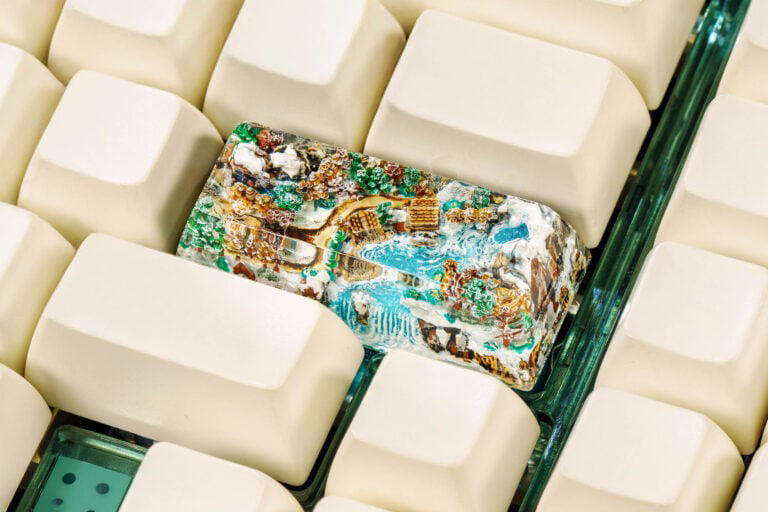 jellykey bornofforest custom keycaps 1061