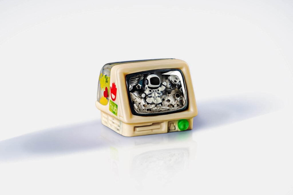 jellykey retrotv firstframe custom keycaps b001