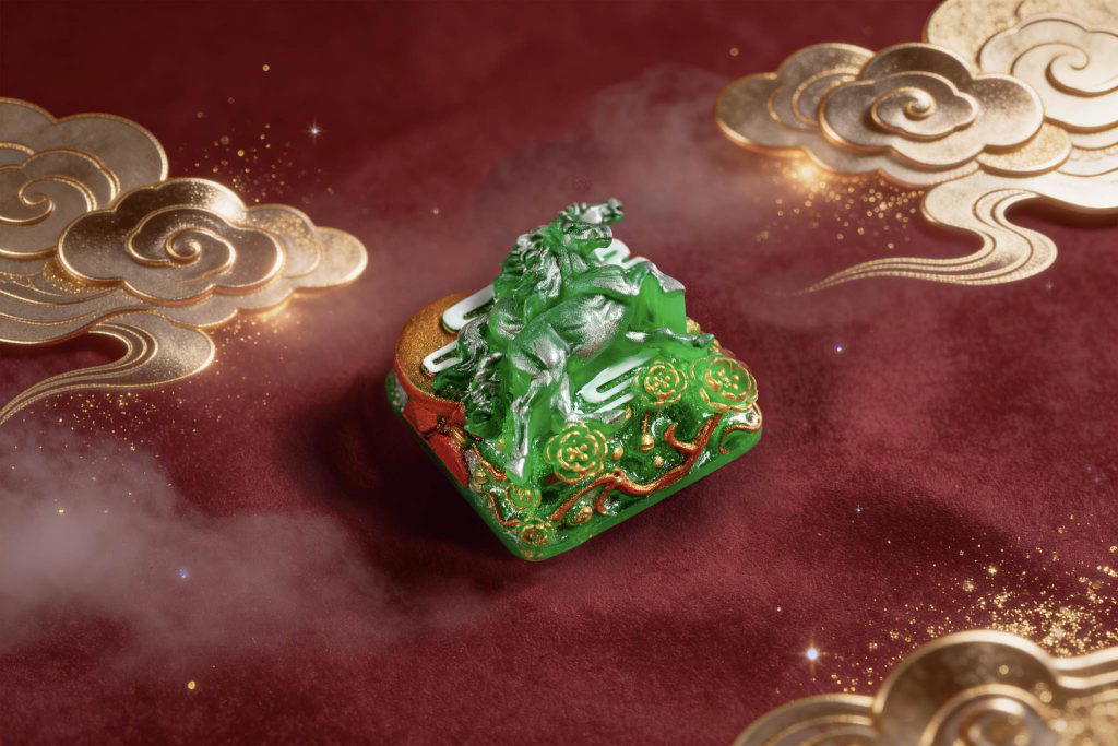 jellykey dawn hoofbeats custom keycap e047