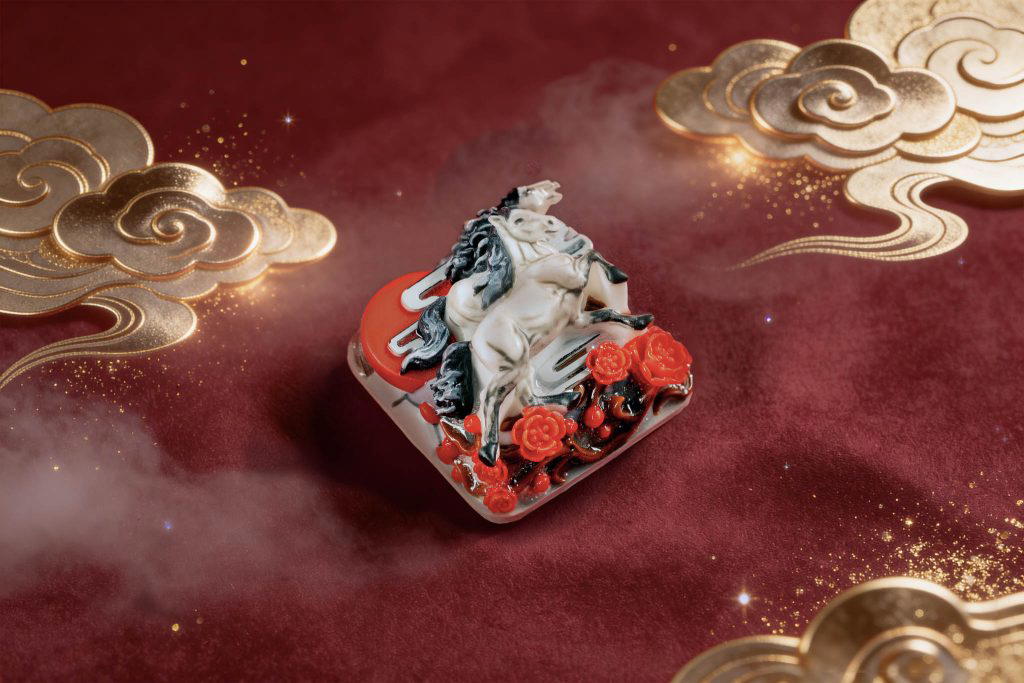 jellykey dawn hoofbeats custom keycap e051