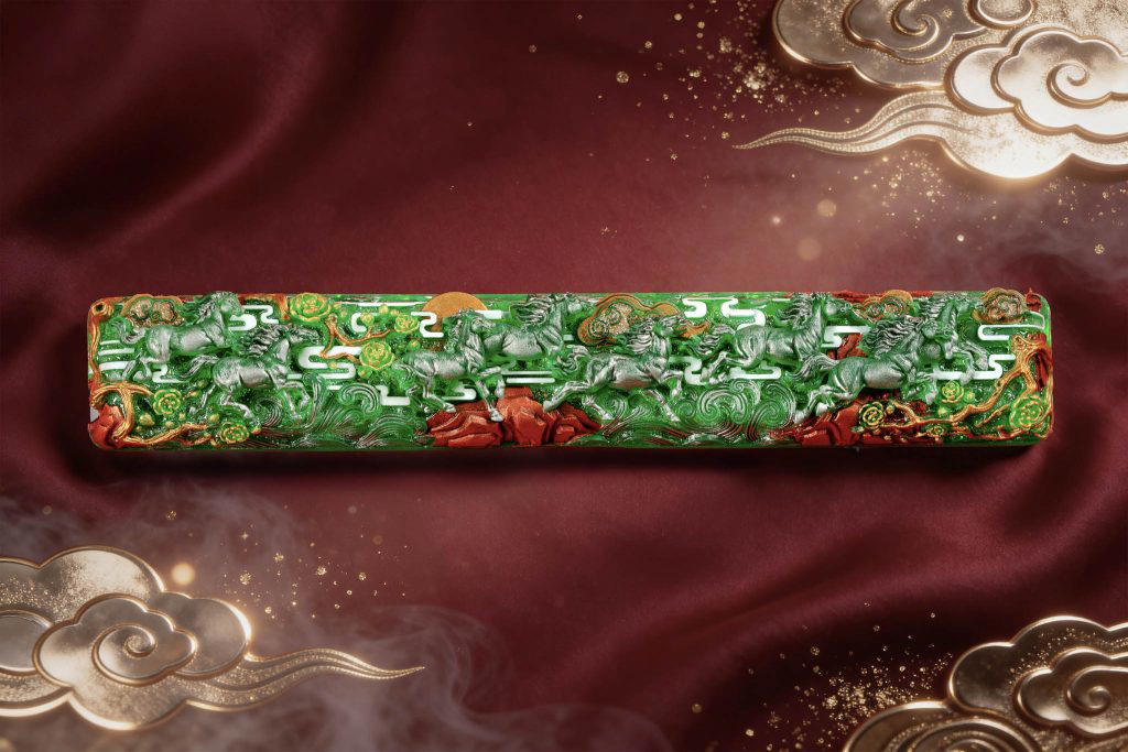 jellykey dawn hoofbeats custom keycap e072