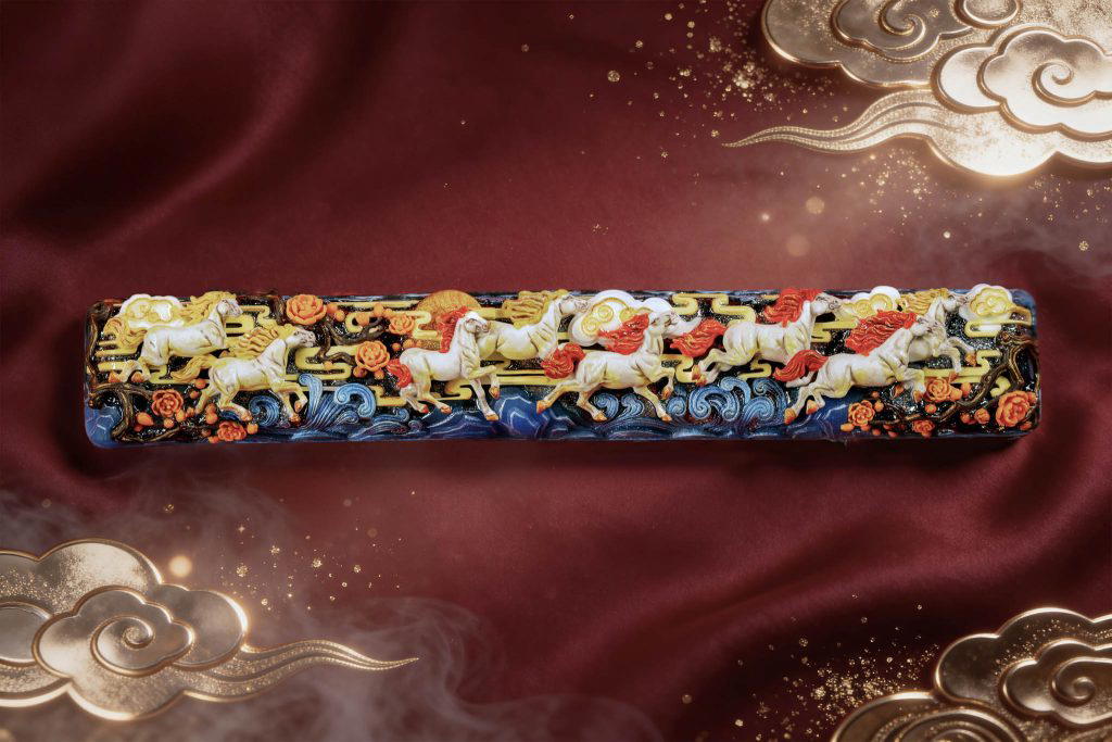 jellykey dawn hoofbeats custom keycap e076