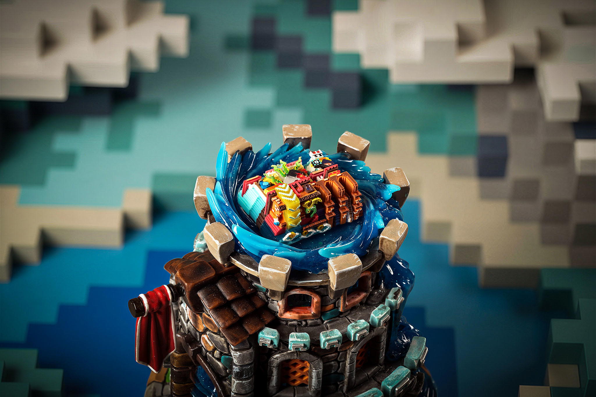 8-bit series - Ferocious Forest display stand - Image 4