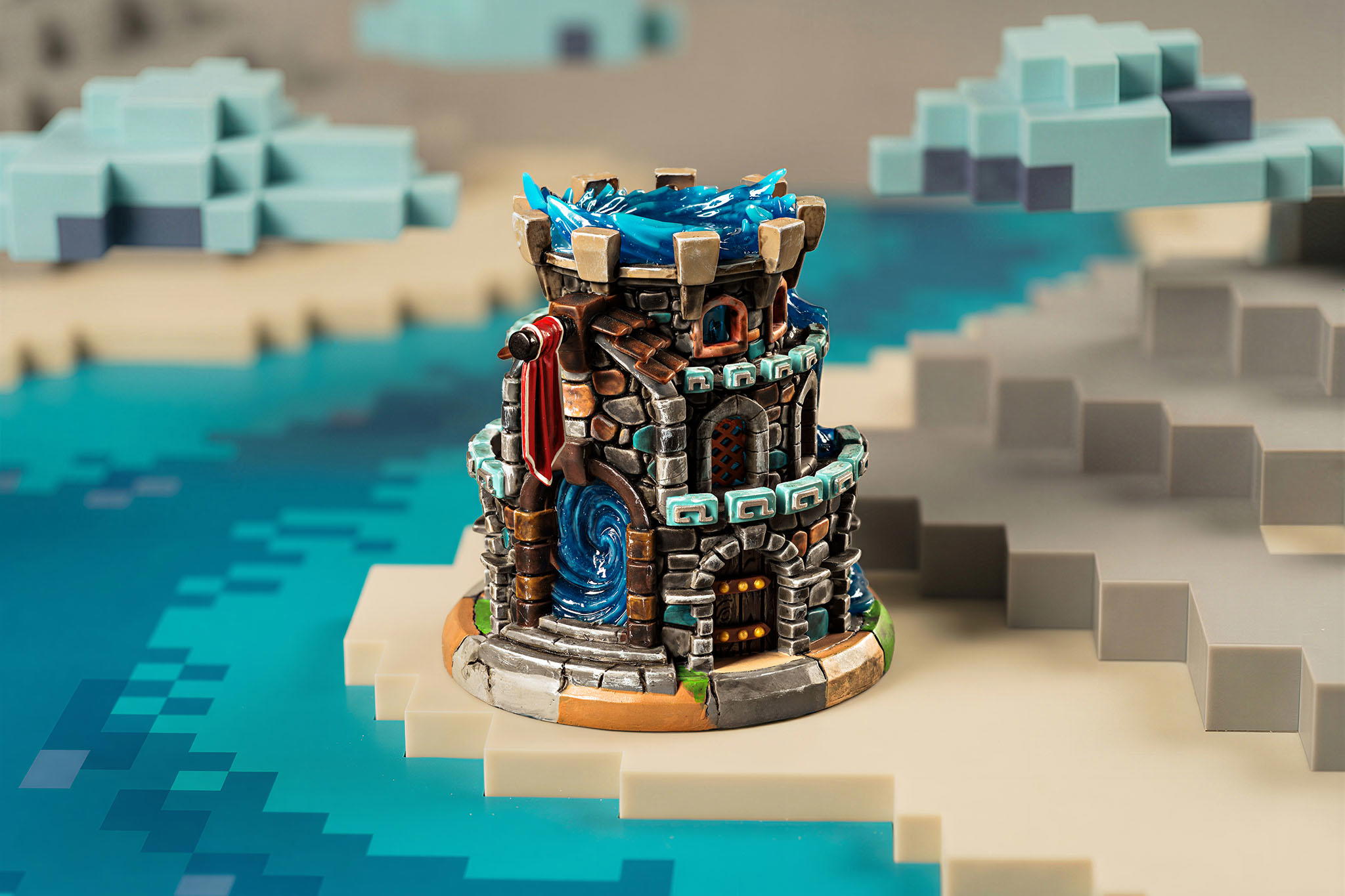 8-bit series - Ferocious Forest display stand