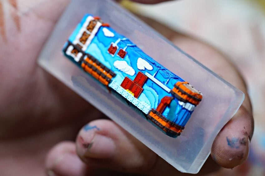 8bits series artisan keycaps 2160