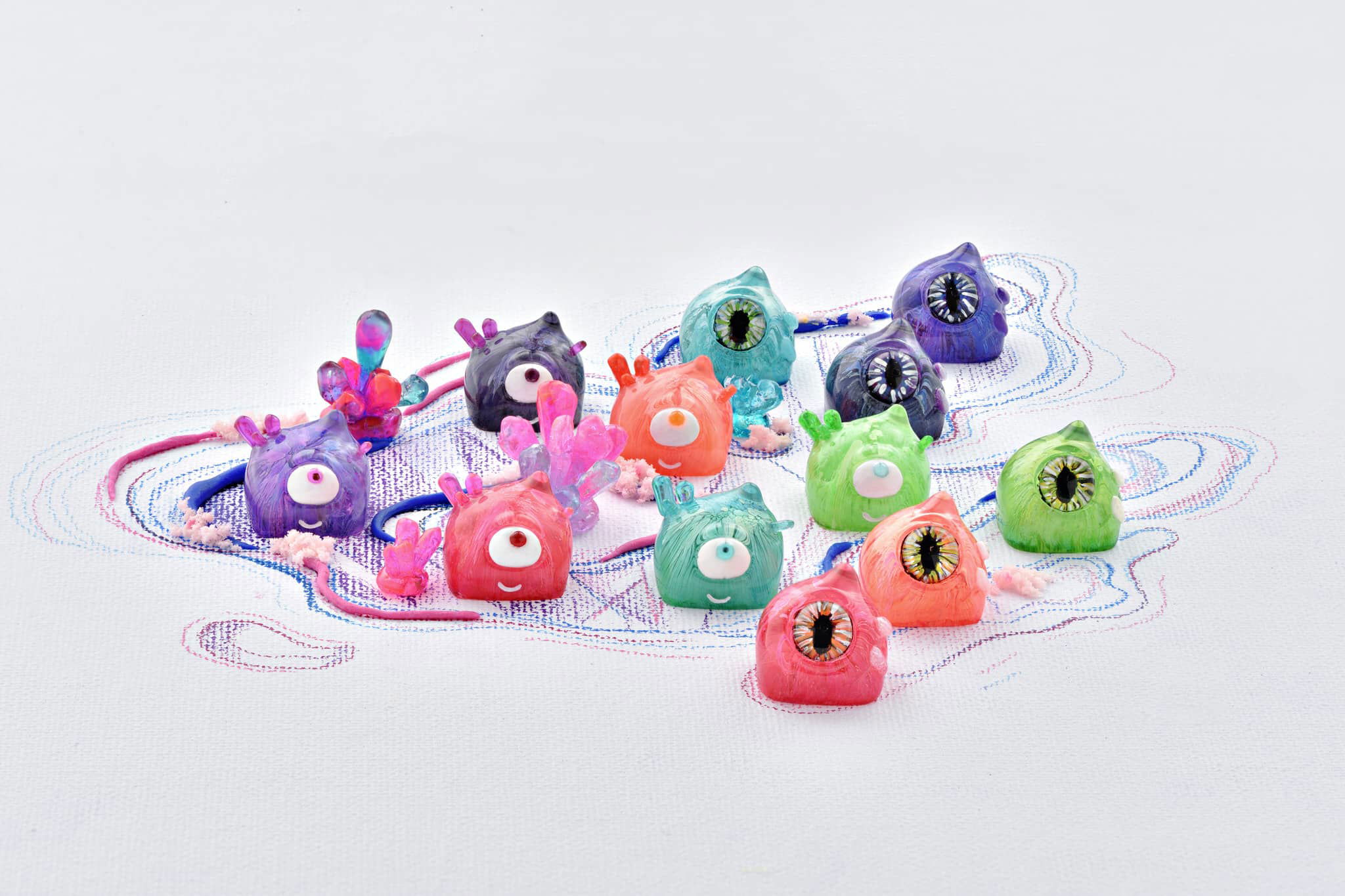 Poring Ghoul Artisan Keycaps - Jelly Key