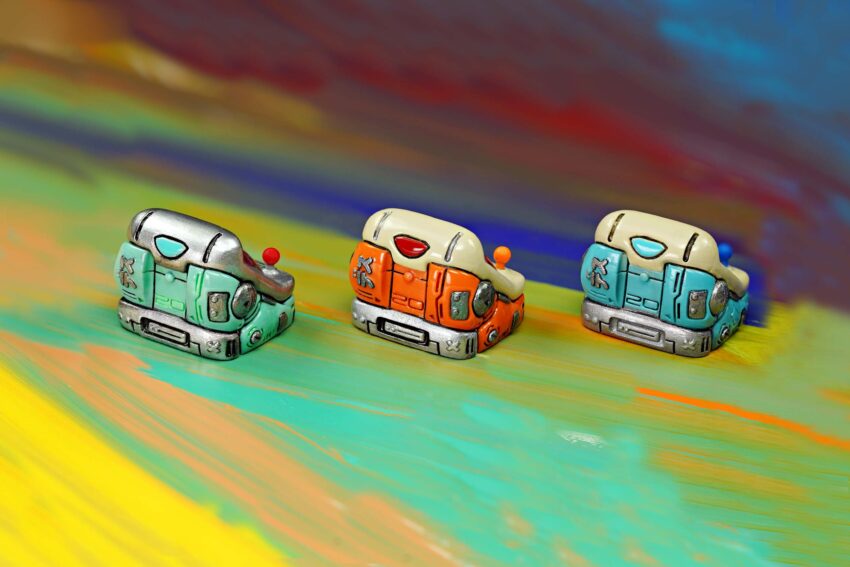 [jelly key][raffle] – arcade cabinets – ageless console keycaps (3)