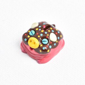 Jelly key – Piggy bank artisan resin custom keycaps – 019 Jelly key - Piggy bank artisan resin custom keycaps - 019