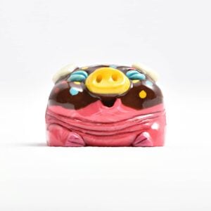 Jelly key – Piggy bank artisan resin custom keycaps – 022 Jelly key - Piggy bank artisan resin custom keycaps - 022