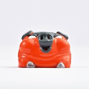 Jelly key – Piggy bank artisan resin custom keycaps – 033 Jelly key - Piggy bank artisan resin custom keycaps - 033