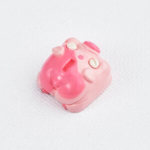 Jelly key – Piggy bank artisan resin custom keycaps – 035 Jelly key - Piggy bank artisan resin custom keycaps - 035