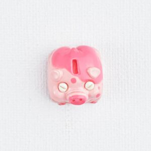 Jelly key – Piggy bank artisan resin custom keycaps – 036 Jelly key - Piggy bank artisan resin custom keycaps - 036