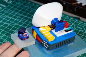 retro tv series – life on planets artisan keycap 105