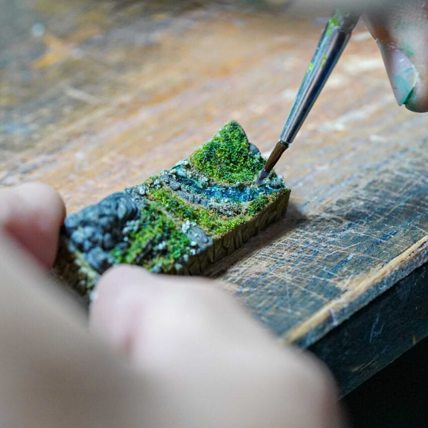 Born of Forest artisan keycaps